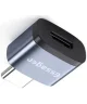 Essager Compacte Micro USB naar USB-C On The Go Adapter Grijs