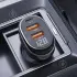 Essager Compacte USB / USB-C Autolader 125W Fast Charge Transparant afbeelding 5
