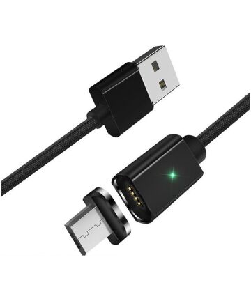 Essager 2.4A USB naar Micro-USB Fast Charge Oplaad Kabel 1M Zwart Kabels