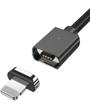 Essager 3A USB naar Lightning Fast Charge Oplaad Kabel 1M Zwart Kabels