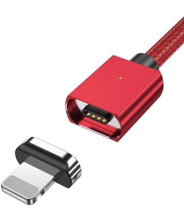 Essager 3A USB naar Lightning Fast Charge Oplaad Kabel 1M Rood Kabels