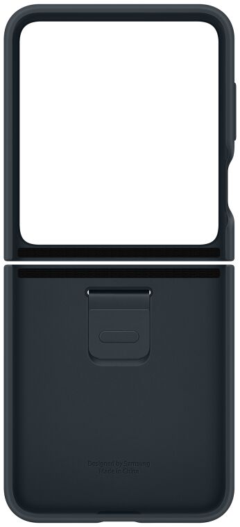 Origineel Samsung Galaxy Z Flip 5 Hoesje Silicone Case Ring Indigo afbeelding 6