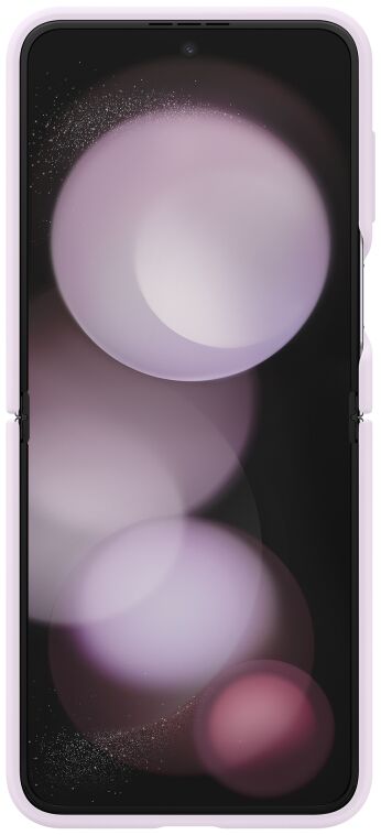 Origineel Samsung Galaxy Z Flip 5 Hoesje Silicone Case Ring Lavender afbeelding 5