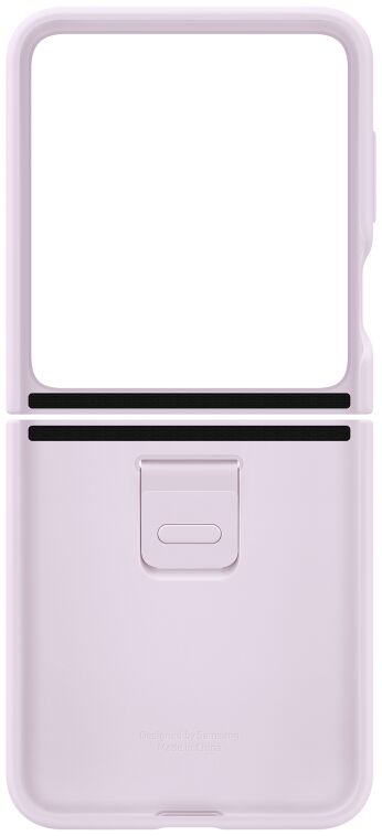 Origineel Samsung Galaxy Z Flip 5 Hoesje Silicone Case Ring Lavender afbeelding 6