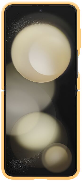 Origineel Samsung Galaxy Z Flip 5 Hoesje Silicone Case Ring Oranje afbeelding 5