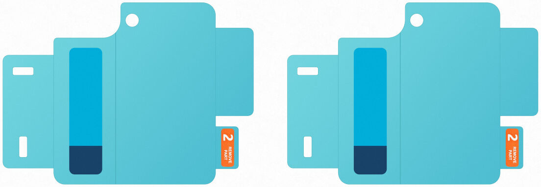 Originele Samsung Galaxy Z Flip 5 Screenprotector Display Folie 2-Pack afbeelding 4
