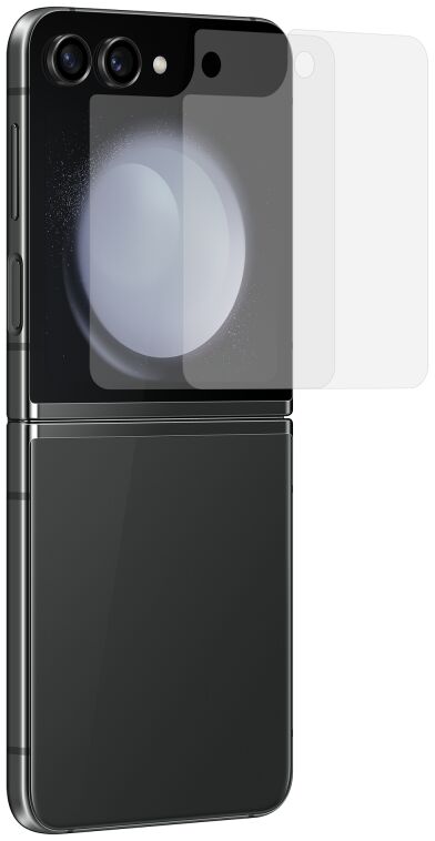 Originele Samsung Galaxy Z Flip 5 Screenprotector Display Folie 2-Pack afbeelding 2