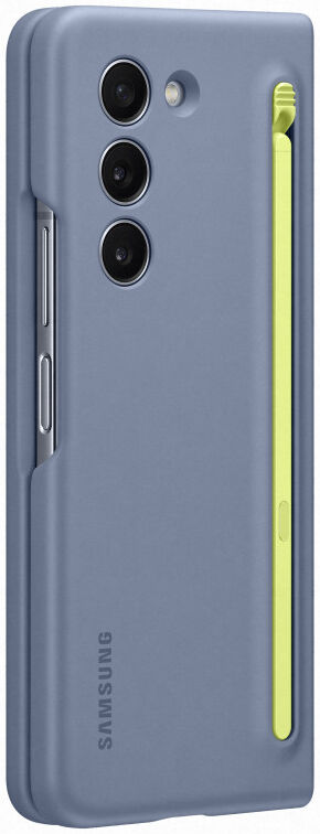 Origineel Samsung Galaxy Z Fold 5 Hoesje Slim S-Pen Case Blue afbeelding 4