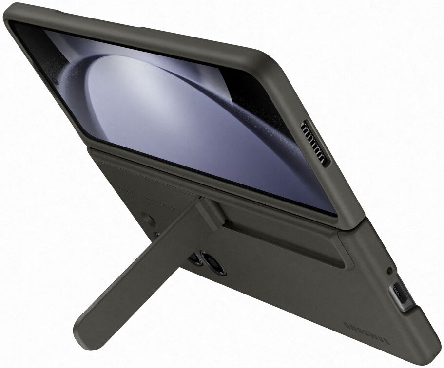 Origineel Samsung Galaxy Z Fold 5 Hoesje Standing Case Strap Graphite afbeelding 4