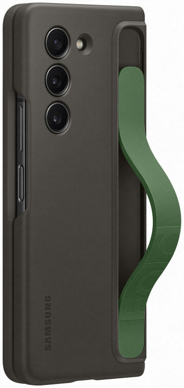 Origineel Samsung Galaxy Z Fold 5 Hoesje Standing Case Strap Graphite afbeelding 2