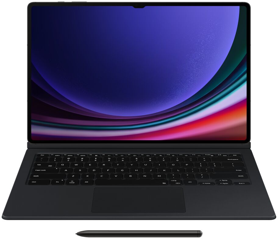 Originele Samsung Galaxy Tab S10 Ultra / S9 Ultra Hoes Keyboard Cover Zwart afbeelding 2
