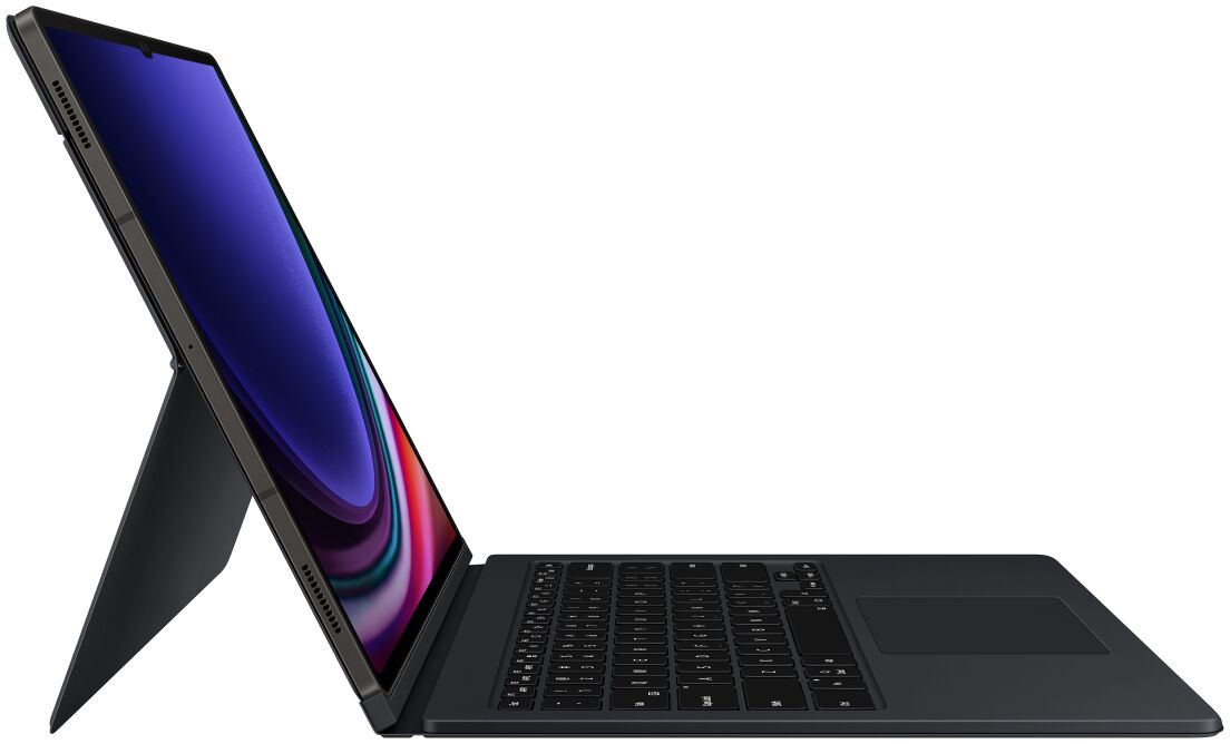 Originele Samsung Galaxy Tab S10 Ultra / S9 Ultra Hoes Keyboard Cover Zwart afbeelding 4