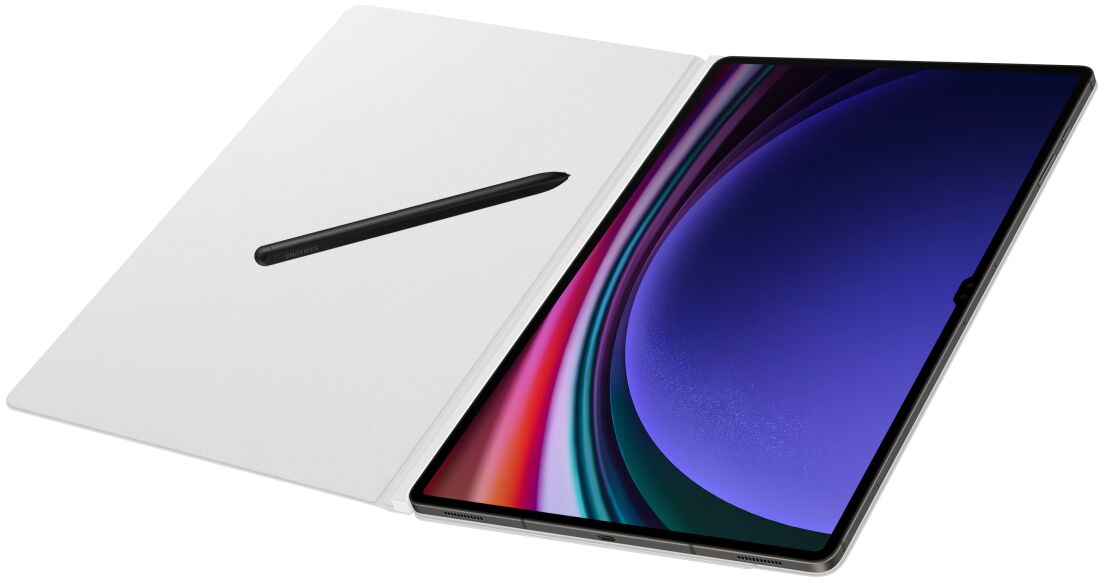 Originele Samsung Galaxy Tab S10 Ultra / S9 Ultra Hoes Smart Book Cover Wit afbeelding 4