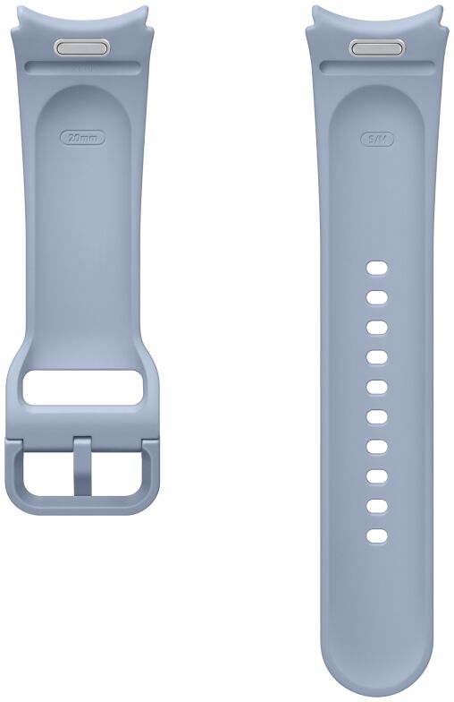 Origineel Samsung Galaxy Watch Bandje 20MM Sport Band (S/M) Ice Blue afbeelding 4