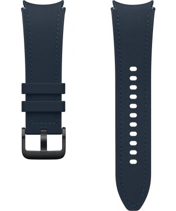Origineel Samsung Galaxy Watch Bandje 20MM - Duurzaam Leer - Maat S/M - Navy Bandjes