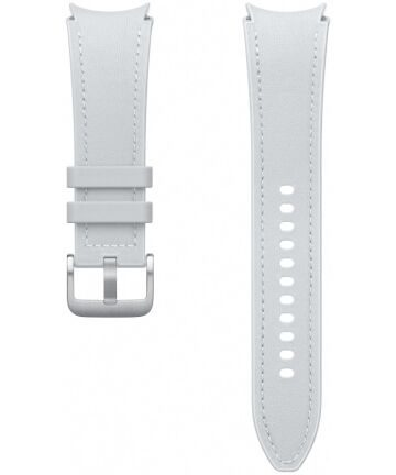 Origineel Samsung Galaxy Watch Bandje 20MM - Maat M/L - Duurzaam Leer - Zilver Bandjes