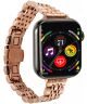 Apple Watch Bandje - 1-9/SE - 41MM/40MM/38MM - Roestvrij Staal - Roze Goud