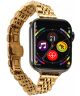 Apple Watch Bandje - 1-9/SE/Ultra 49MM/45MM/44MM/42MM - Roestvrij Stalen Goud