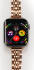 Apple Watch Bandje - 1-10/SE/Ultra - 49/46/45/44/42MM - Roestvrij Staal - Roze afbeelding 4