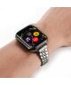 Apple Watch Bandje - 1-9/SE/Ultra 49MM/45MM/44MM/42MM - Roestvrij Stalen Zilver