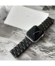 Apple Watch Bandje - 1-9/SE/Ultra 49MM/45MM/44MM/42MM - Roestvrij Stalen Zwart
