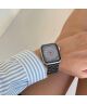 Apple Watch Bandje - 1-9/SE/Ultra 49MM/45MM/44MM/42MM - Roestvrij Stalen Zwart