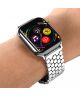 Apple Watch Bandje - 1-10/SE - 42MM/41MM/40MM/38MM - Honingraat - RVS - Zilver