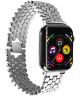 Apple Watch Bandje - 1-10/SE - 42MM/41MM/40MM/38MM - Honingraat - RVS - Zilver