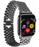 Apple Watch Bandje - 1-9/SE 41MM/40MM/38MM - Honingraat - RVS - Zwart
