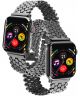 Apple Watch Bandje - 1-9/SE 41MM/40MM/38MM - Honingraat - RVS - Zwart