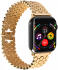 Apple Watch Bandje - 1-10/SE/Ultra - 49/46/45/44/42MM - Honingraat RVS -Goud afbeelding 6