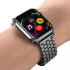 Apple Watch Bandje - 1-10/SE/Ultra - 49/46/45/44/42MM - Honingraat RVS - Zwart afbeelding 3