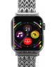 Apple Watch Bandje - 1-10/SE - 42MM/41MM/40MM/38MM - Gevlochten - Staal - Zilver