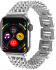Apple Watch Bandje - 1-10/SE - 42MM/41MM/40MM/38MM - Gevlochten - Staal - Zilver afbeelding 1