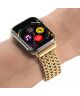 Apple Watch Bandje - 1-9/SE/Ultra 49MM/45MM/44MM/42MM - Stalen - Goud