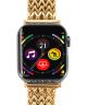 Apple Watch Bandje - 1-9/SE/Ultra 49MM/45MM/44MM/42MM - Stalen - Goud