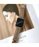 Apple Watch Bandje - 1-9/SE/Ultra 49MM/45MM/44MM/42MM - Stalen - Roze Goud