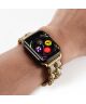 Apple Watch Bandje - 1-9/SE 41MM/40MM/38MM - Gevlochten - RVS - Goud Wit