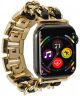 Apple Watch Bandje - 1-9/SE 41MM/40MM/38MM - Gevlochten - RVS - Goud Zwart