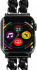 Apple Watch Bandje - 1-10/SE/Ultra - 49/46/45/44/42MM - RVS - Zwart Grijs afbeelding 4