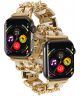 Apple Watch Bandje - 1-9/SE/Ultra 49MM/45MM/44MM/42MM - RVS - Goud Wit