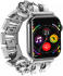 Apple Watch Bandje - 1-10/SE/Ultra - 49/46/45/44/42MM - Gevlochten RVS - Wit afbeelding 5