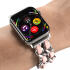Apple Watch Bandje - 1-10/SE/Ultra - 49/46/45/44/42MM - Gevlochten RVS - Roze afbeelding 3