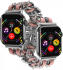 Apple Watch Bandje - 1-10/SE/Ultra - 49/46/45/44/42MM - Gevlochten RVS - Roze afbeelding 2