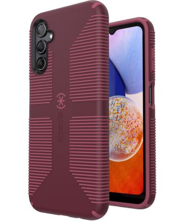 Speck Impact Hero Grip Samsung Galaxy A14 Hoesje Back Cover Rood Hoesjes