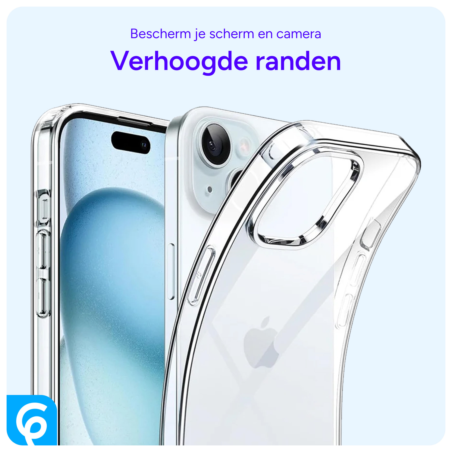 Apple iPhone 15 Hoesje Dun TPU Back Cover Transparant afbeelding 4