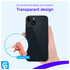 Apple iPhone 15 Hoesje Dun TPU Back Cover Transparant afbeelding 5