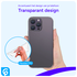 Apple iPhone 15 Pro Hoesje Dun TPU Back Cover Transparant afbeelding 3