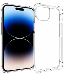 Apple iPhone 15 Hoesje Schokbestendig en Dun TPU Transparant