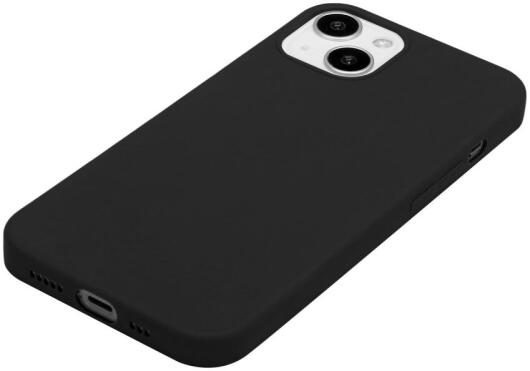 Apple iPhone 15 Hoesje Matte Back Cover Dun TPU Zwart afbeelding 6